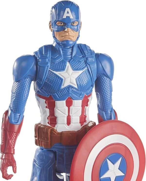 Marvel Avengers Titan Hero Series Blast Gear Captain America Action Figure E7877 - Image 5