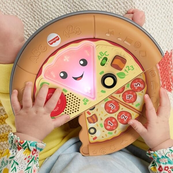 Fisher Price Laugh and Learn Slice of Learning Pizza Toy GJX10 - Image 5