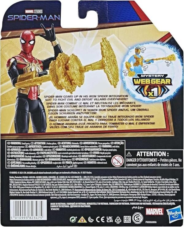 Marvel Spiderman Mystery Web Gear Iron F1916 - Image 6
