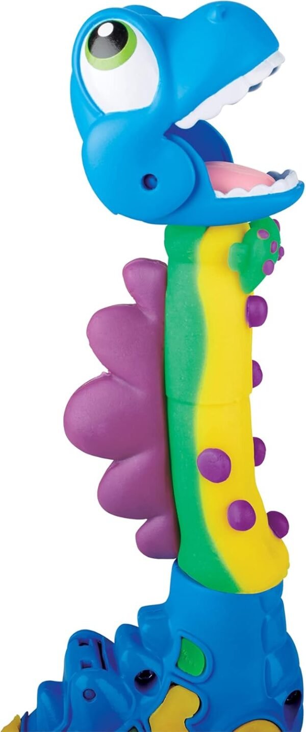 Play-Doh Dino Crew Growin' Tall Bronto Toy Dinosaur with 2 Play-Doh Eggs F1503 - Image 8