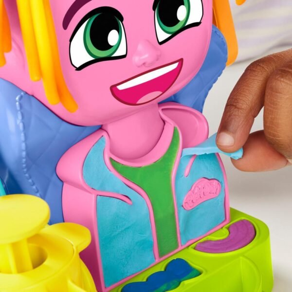 Play-Doh Hair Stylin' Salon Playset, Pretend Play Toy Set F8807 - Image 8