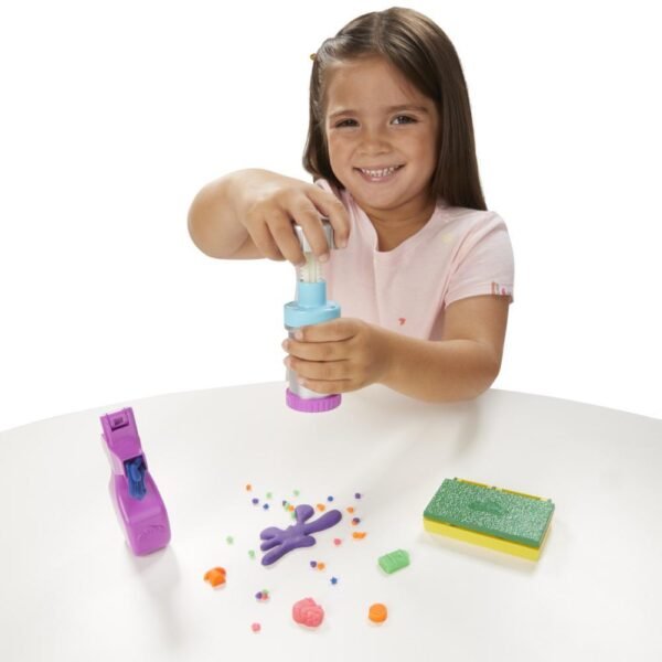 Play-Doh Zoom Zoom Vacuum and Cleanup Toy with 5 Colors F3642 - Image 9