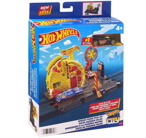 Mattel Hot Wheels City Speedy Pizza Pick-Up HMD53