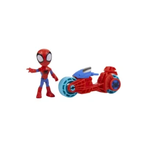Spiderman and His Amazing Friends, Spidey Action Figure & Toy Motorcycle F7459