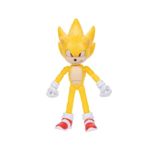Sonic The Hedgehog Sonic 3 Movie 5-Inch Super Sonic Action Figures (424014)