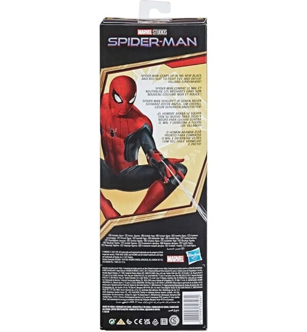 Marvel Spider-Man Titan Hero Series 12-Inch New Black and Red Suit Spider-Man Action Figure F2052 - Image 2