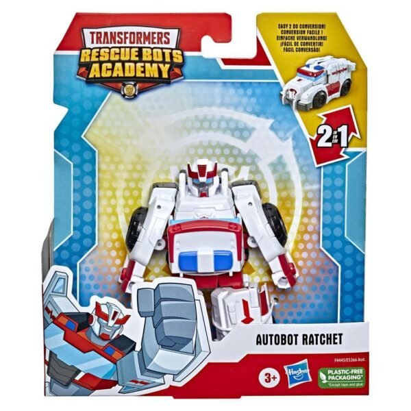 Transformers Rescue Bots Academy Autobot Ratchet Converting Toy, 4.5-Inch Figure F4445 - Image 2
