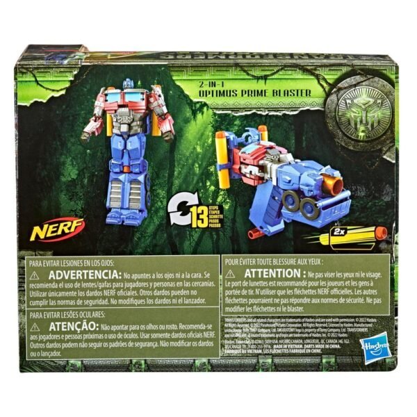 Transformers Toys Transformers: Rise of the Beasts Movie 2-in-1 Optimus Prime Blaster F3901 - Image 3