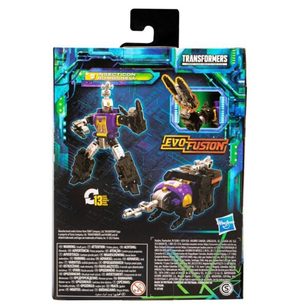 Transformers Legacy Evolution Deluxe Insecticon Bombshell Converting Action Figure F7200 - Image 3