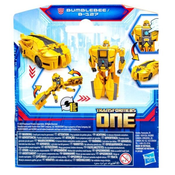 Transformers One Cog Changer Bumblebee (B-127) 4" Action Figures F9383 - Image 3