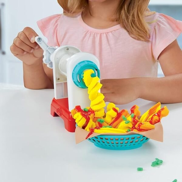 Play-Doh Kitchen Creations Spiral Fries Playset Non-Toxic F1320 - Image 4
