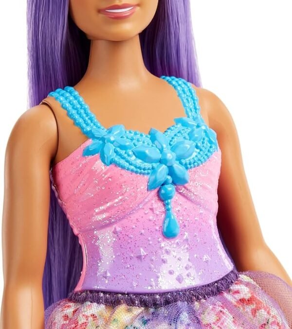 Barbie Dreamtopia Royal Doll Collection, Fashion Doll In Removable Skirt HGR17 - Image 4