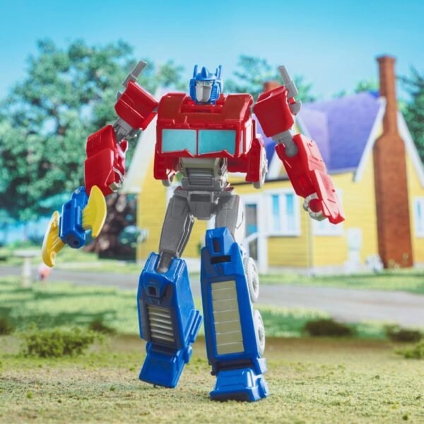 Transformers Toys EarthSpark Warrior Class Optimus Prime Action Figure F6724 - Image 6
