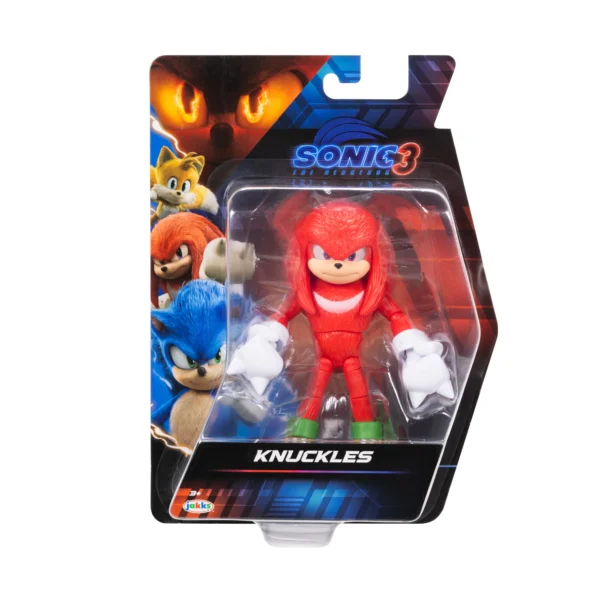 Sonic The Hedgehog Sonic 3 Movie 5-Inch Knuckles Action Figures (424014) - Image 2