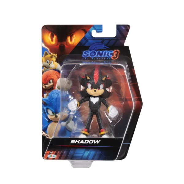 Sonic The Hedgehog Sonic 3 Movie 5-Inch Shadow Action Figures (424014) - Image 2