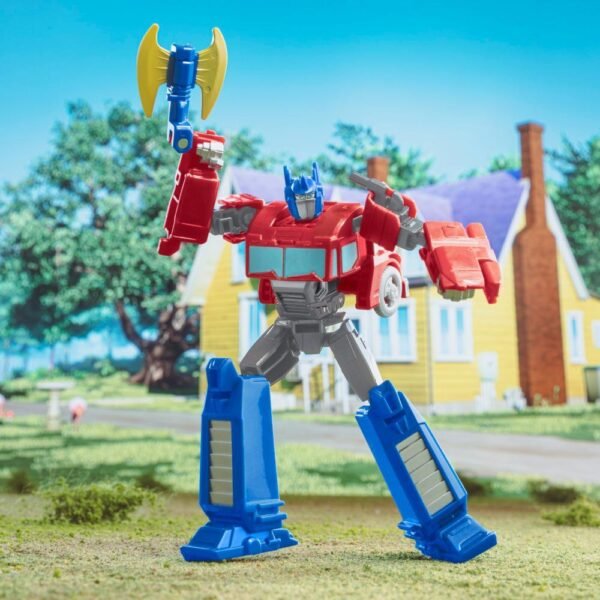 Transformers Toys EarthSpark Warrior Class Optimus Prime Action Figure F6724 - Image 7