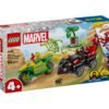 LEGO MARVEL SPIN AND ELECTRO DINOSAUR VEHICLE CHASE (11198)