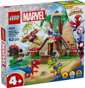 LEGO MARVEL SPIDEY AND GOBBY'S RAPTOR BATTLE AT TREE (11200)