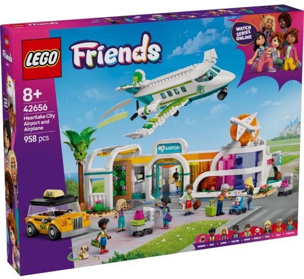 LEGO FRIENDS HEARTLAKE CITY AIRPORT AND AIRPLANE (42656)