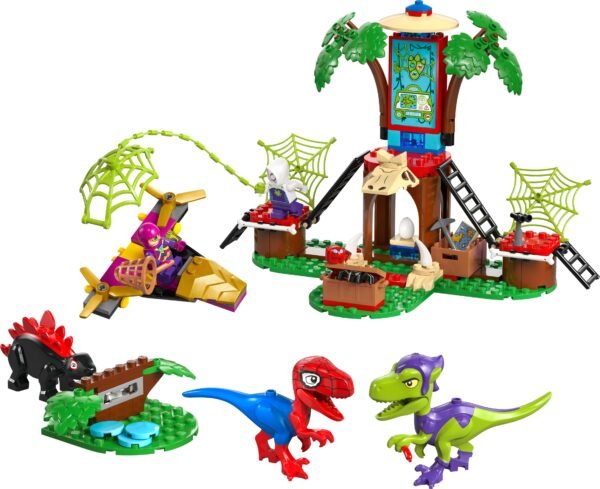 LEGO MARVEL SPIDEY AND GOBBY'S RAPTOR BATTLE AT TREE (11200) - Image 2