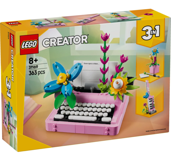 LEGO CREATOR TYPEWRITER WITH FLOWERS (31169)