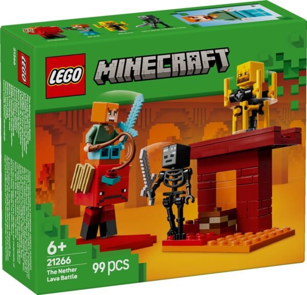 LEGO MINECRAFT THE NETHER LAVA BATTLE (21266)