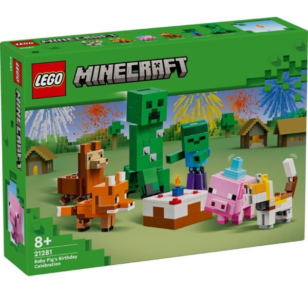 LEGO MINECRAFT BABY PIG'S BIRTHDAY CELEBRATION (21281)