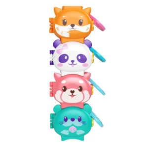 Polly Pocket Pet Connects Stackable Compact Animal Shape & Theme Includes 2 Pets Assortment HHW31