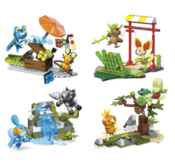 Mega Pokémon Building Toy Kits With Action Figure And Diorama For Kids Assortment DYF09