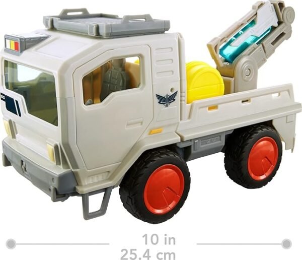 Disney Pixar Lightyear 5 Inch Scale Base Utility Vehicle, Authentic Movie Collector Toy, Rolling Wheels & Workable Parts HHJ91 - Image 3
