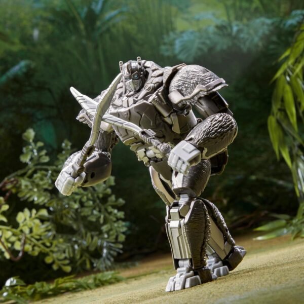Transformers: Rise of the Beasts Voyager Class Optimus Primal Converting Action Figure  F5496 - Image 6