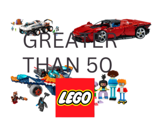 |LEGO Greater than 50|
