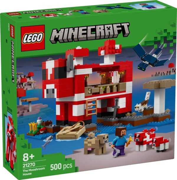 LEGO MINECRAFT THE MOOSHROOM HOUSE (21270)