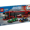 LEGO CITY F1 TRUCK WITH RB20 & AMR24 F1 CARS (60445)