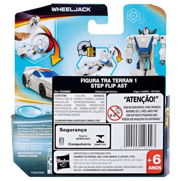 Transformers Toys EarthSpark 1-Step Flip Changer Wheeljack Action Figure F6715 - Image 2