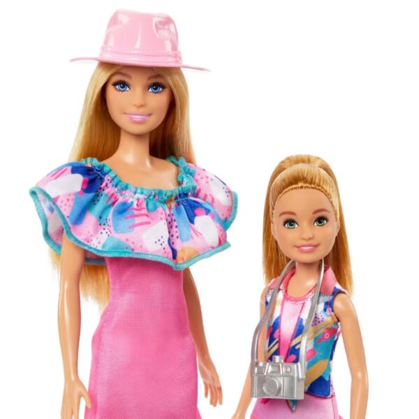 Barbie & Stacie Sister Doll Set With 2 Pet Dogs & Accessories HRM09 - Image 4