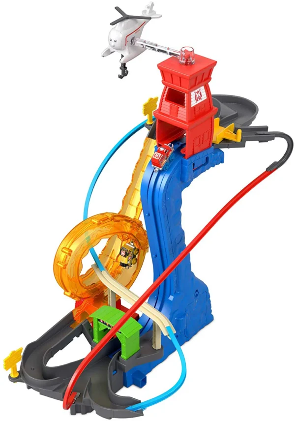 Thomas & Friends MINIS Rescue-Themed Playset with Action-Packed Stunt Tracks FXT29 - Image 5