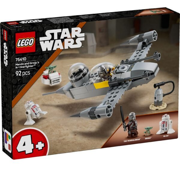 LEGO STAR WARS MANDO AND GROGU'S N-1 STARFIGHTER (75410)