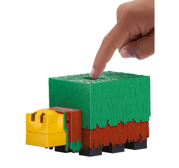 Minecraft Sniffer Action Figure With Game-Accurate Sounds, 3.25-Inch Scale Collectible Toy HXM85