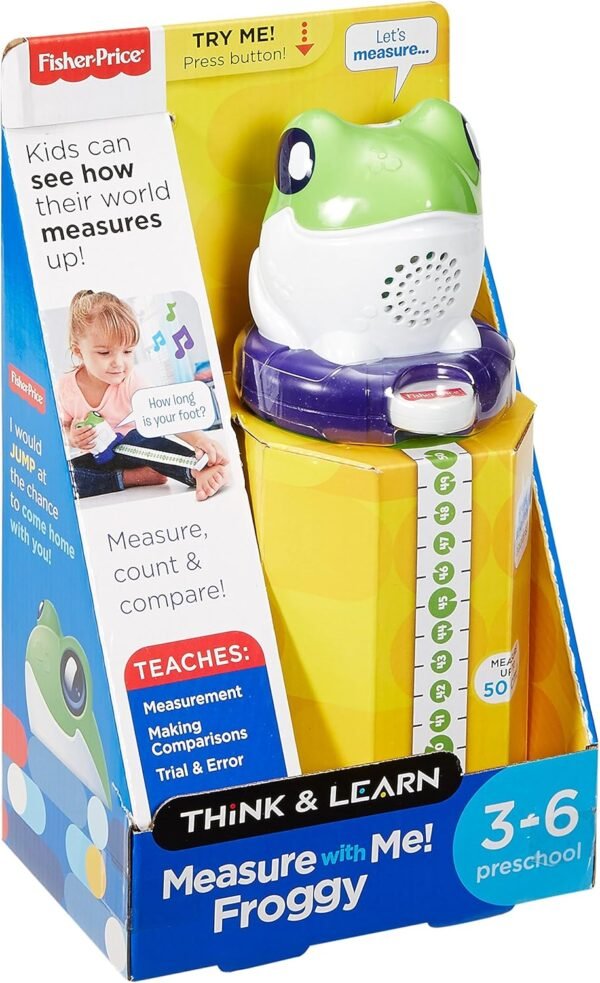 Fisher-Price Think & Learn Measure with Me! Froggy Tape Measure FDM99 - Image 10
