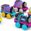 Thomas & Friends Minis Toy Trains with Sweet Glow-in-The-Dark Features, Multi-color FVJ71 - Image 3