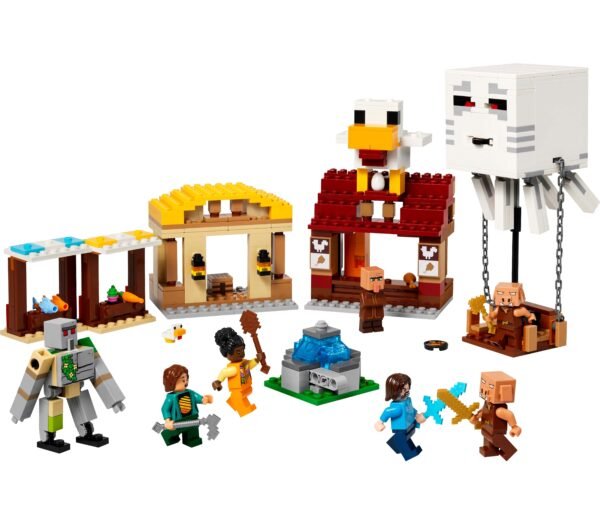 LEGO MINECRAFT THE GHAST BALLOON VILLAGE ATTACK (21273) - Image 2