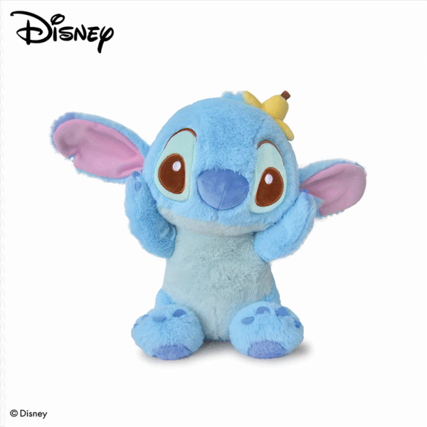 Disney 11" Cute and Fluffy Collection Stitch | Pooh | Lotso - Image 2