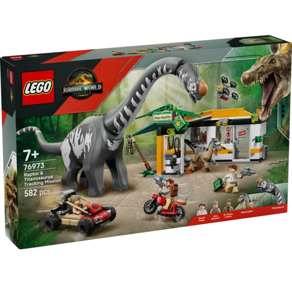 LEGO JURASSIC WORLD RAPTOR & TITANOSAURUS TRACKING MISSION (76973)