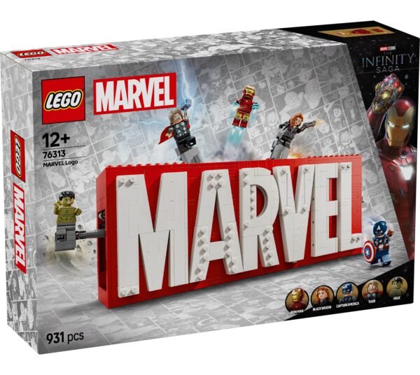 LEGO MARVEL MARVEL LOGO & MINIFIGURES (76313)