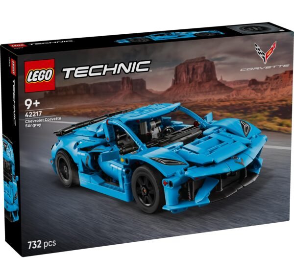 LEGO TECHNIC CHEVROLET CORVETTE STINGRAY BLUE (42217)