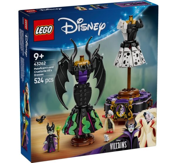 LEGO DISNEY MALEFICENT'S AND CRUELLA DE VIL'S DRESSE (43262)