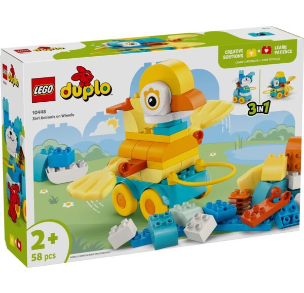 LEGO DUPLO 3IN1 ANIMALS ON WHEELS (10448)