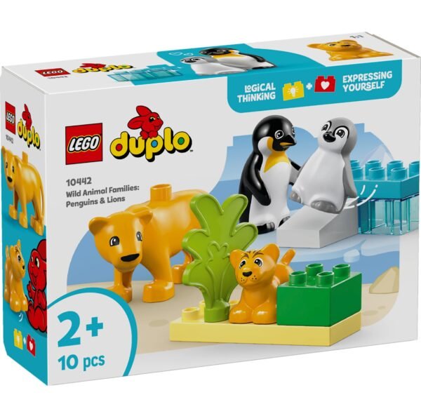 LEGO DUPLO WILD ANIMAL FAMILIES PENGUINS & LIONS (10442)
