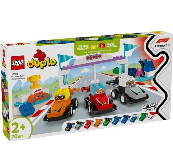 LEGO DUPLO F1 TEAM RACE CARS & DRIVERS (10445)